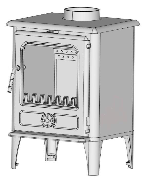 Installation & Operating Instruction Norvik 5 Multi-fuel stove 80% Efficient This stove is designed for intermittent use and is tested and manufactured as a closed multi-fuel appliance.