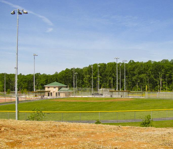 Sports Field Improvements Total Project Cost - $4.2 M This project improves existing facilities by adding lights and upgrading turf on selected fields throughout the community.