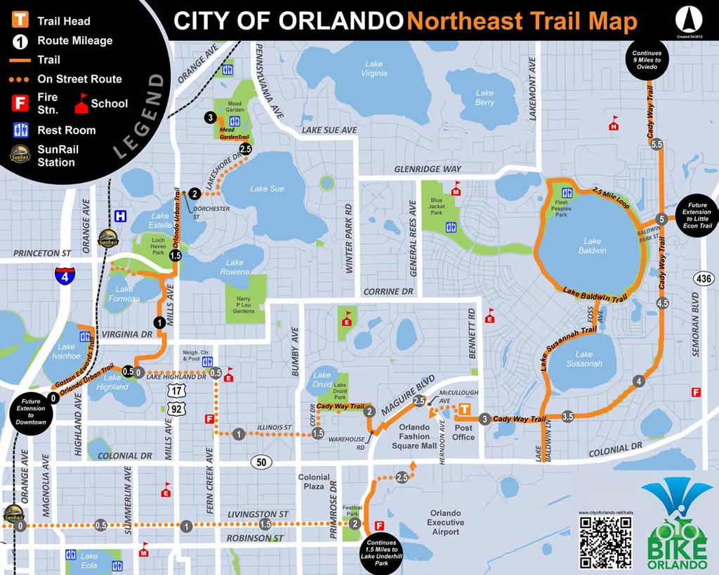 Accessibility LYNX Proposed Site Orlando Urban Trail - Completed: The 1.