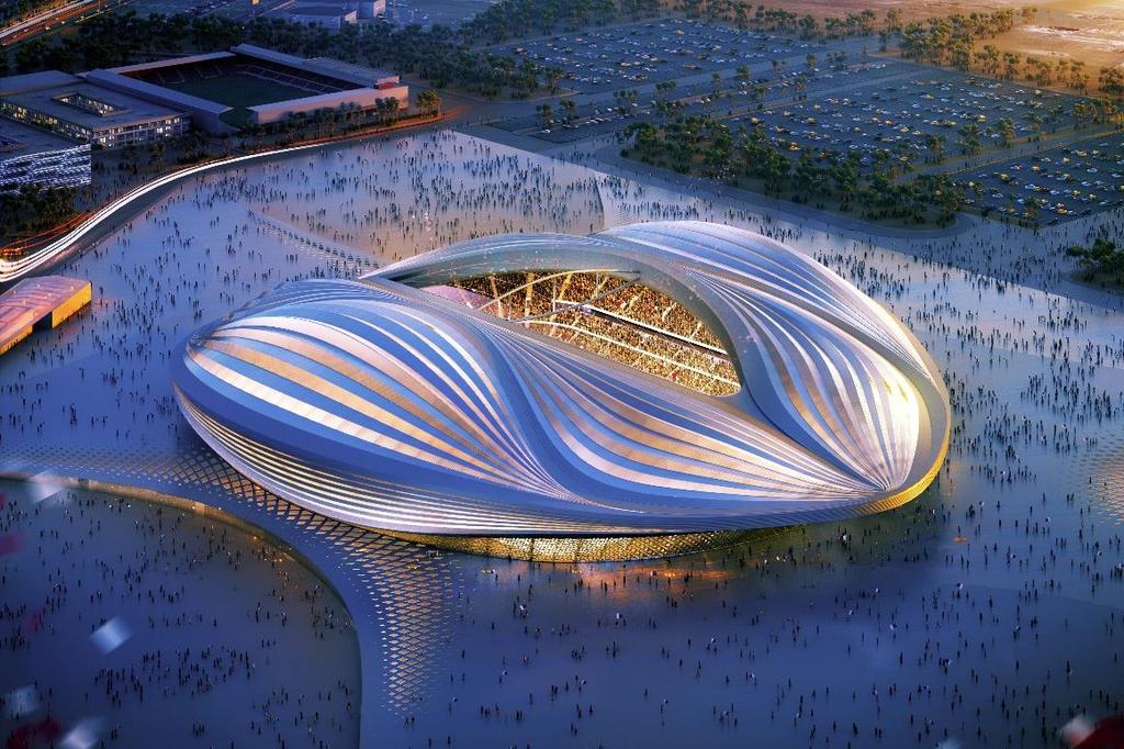Al Wakrah Stadium Doha - Qatar 2016-2018 Design & Build - 587,3 million euro Six Construct was presented with the opportunity