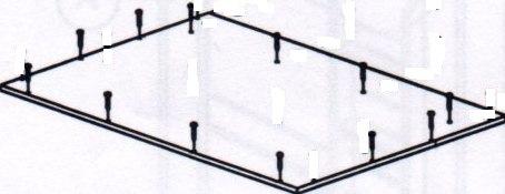 STEP 7: Attach the Top Bunk Side Guardrails (9) one at a time as shown below in Detail 7.