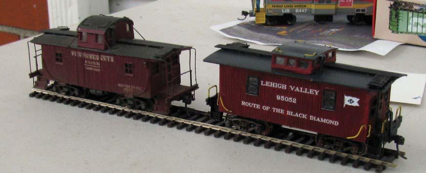 John Kelly took second place honors with his Pennsylvania Cabin Car and Leh9igh Valley Caboose.