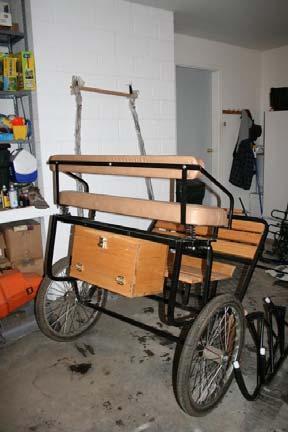 com Custom built 2 wheeled horse cart out of Moses Lake by Shannon Newby. Sized for a standard size horse.
