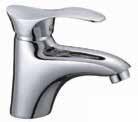B0050-F Basin faucet, zinc body, zinc handle, chrome finish, 40mm ceramic
