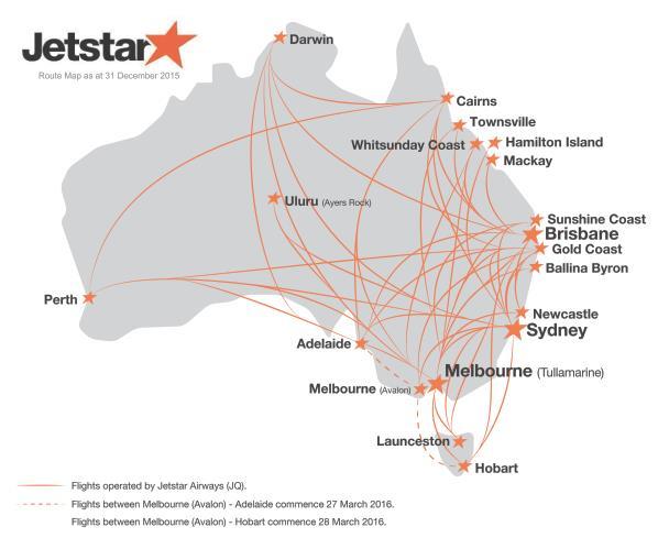 Jetstar Domestic Earnings 1 up 62% to $242m, underpinned by brand strength and network scale Unit revenue + 4% 2 led by strong first half performance Smart Retailing driving +3% growth in ancillary
