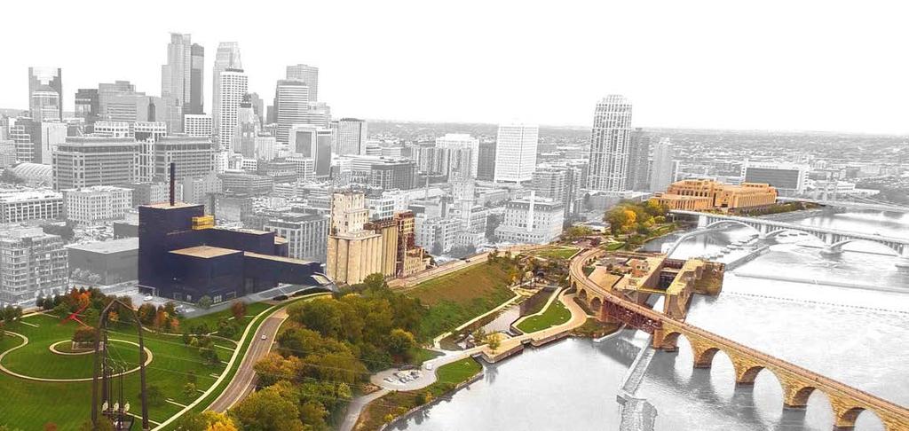 The Falls Initiative THE FALLS The Central Riverfront of Minneapolis is becoming a great destination for passive recreaiton, but there