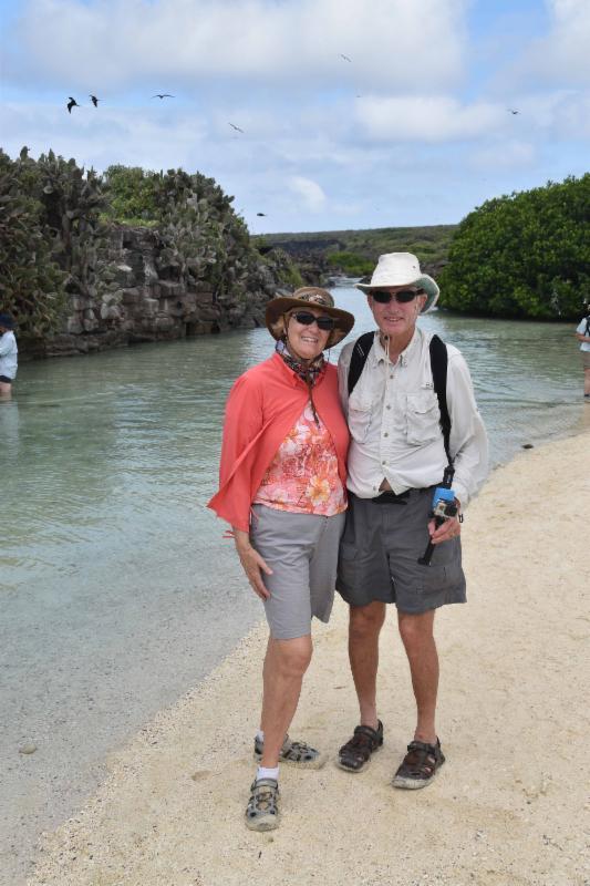 Joanne & Richard Collins had a great time in the Galapagos Islands in June. If you'd like to share what you "are up to," please email Joanne and we'll publish it in the next newsletter.