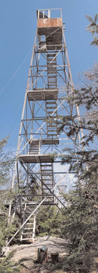 Of the 110 steel fire towers built across New York state between 1909 and 1950, 57 were built in the Adirondacks.