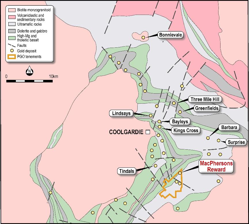 Coolgardie Project Activities Exploration Program Commenced During the quarter, the Company announced the