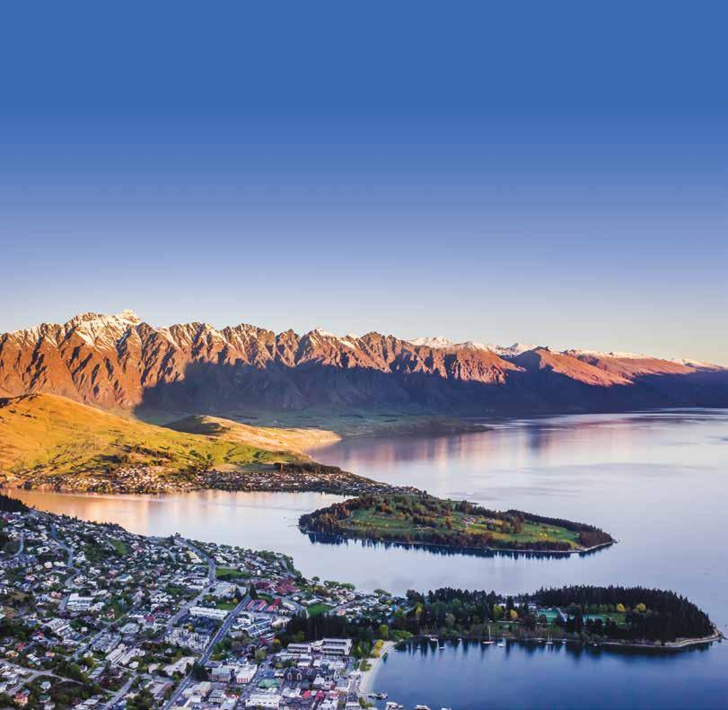 Awe-inspiring Queenstown Imagine magnificent alpine landscapes sloping down to pristine lakes and 360 degree views of nature at its best.