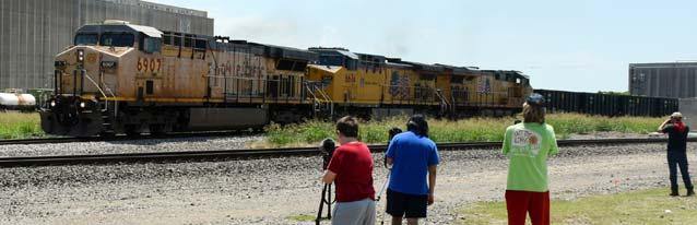 24 Hours@Saginaw attracts an increasing number of young railfans and many camp out overnight at the site with their families.