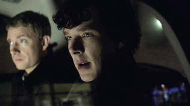 A few minutes later John and Sherlock were sitting in the back of a black London taxi on their way to Brixton.