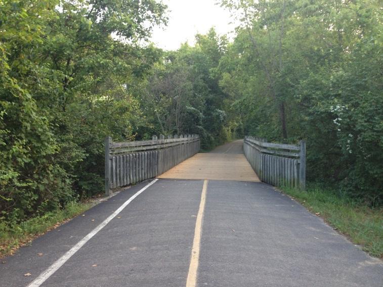 Louis County currently maintains approximately 6 miles of the trail, starting at Orlando Gardens to the City Limits of Crestwood as part of an agreement with Great Rivers