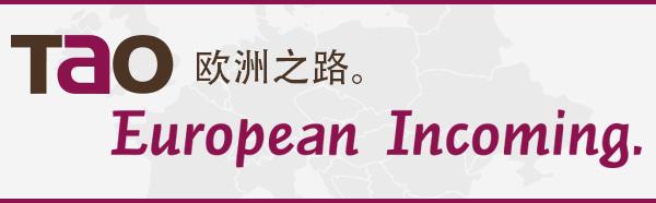 Newsletter May 2015 Dear Friends and Partners of TAO European Incoming, Welcome to TAO European Incoming s May newsletter.