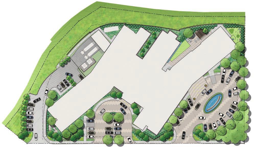 SITE PLAN N. Central Expressway Patio Lounge/ Outdoor Grill Dog Park Delivery/ Loading Dock W.