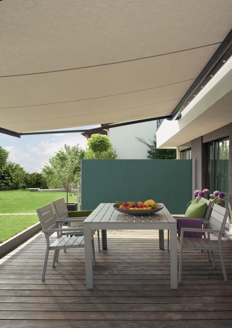weinor Paravento Contents Product highlights 4 Awning fabrics 8 Frame colours 9