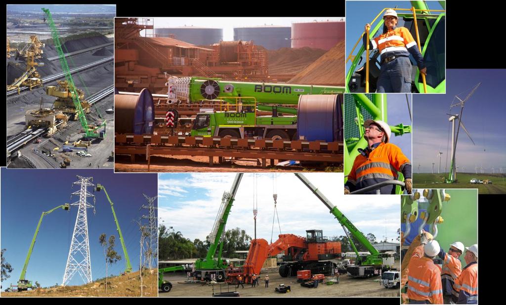 Business Strategy Focused on leading companies in Australia Delivering industrial services utilising operators and equipment cranes, travel towers, transport and other assets for major customers in