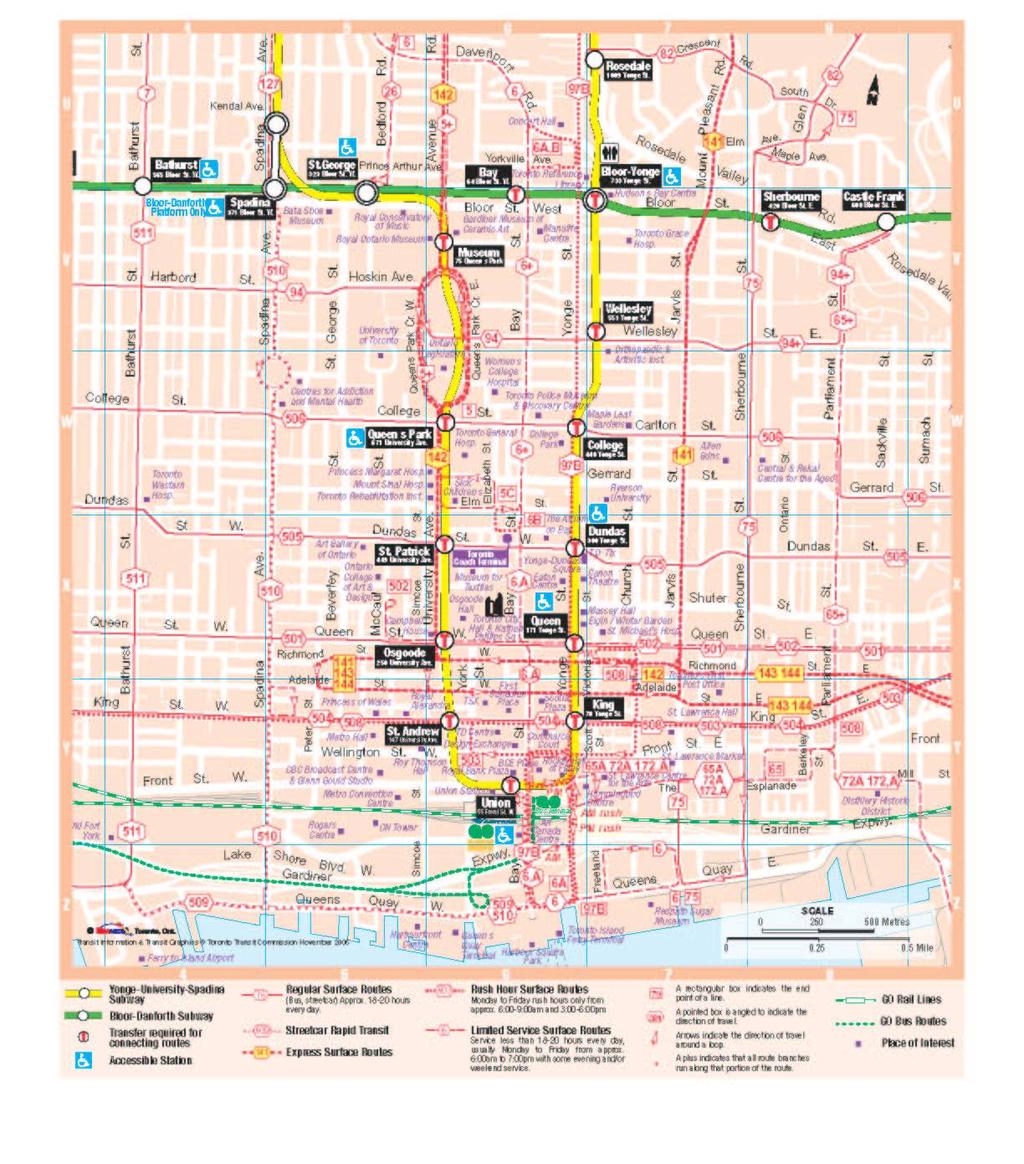 ITE Toronto PCC Streetcar Tour Proposed Routing Tour starts and ends