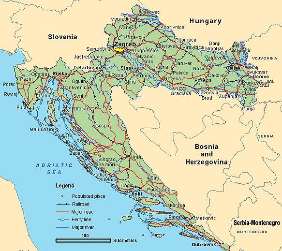 1. INTRODUCTION Croatia is a Mediterranean country situated South Eastern Europe, covering an area of 56,000km 2 and with a population of 4.5 million inhabitants.