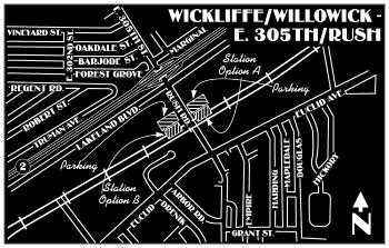 Wickliffe/Willowick RUSH RD., E. 305th ST. Wickliffe/Willowick! Route 7: Lake East orridor! Station Type: Park-and-ride!