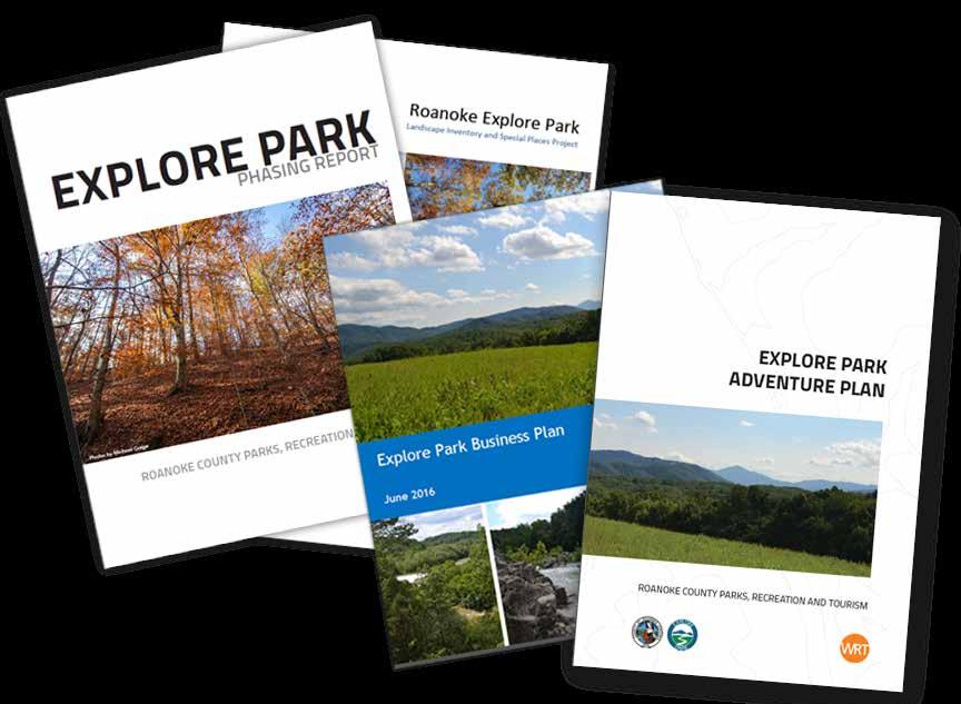WHAT S INCLUDED? Explore Park Adventure Plan - Guided by extensive public input from interested citizens and stakeholder groups, this document outlines the long-term strategy for the park.