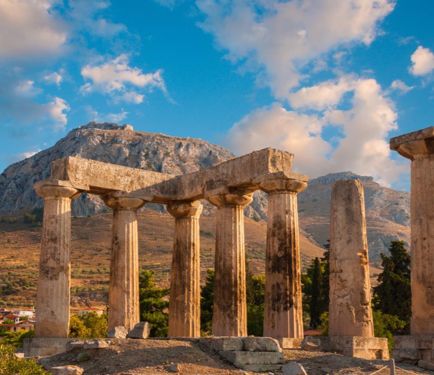 Then we will visit the archaeological site of Isthmia and the museum nearby. We will see the Temple of Poseidon and the findings of the museum.