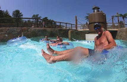 From gentle family recreational waves in the shallow wave pool to fast-paced and exciting wave action in the wider pool and river channel, this ride offers something for everyone.