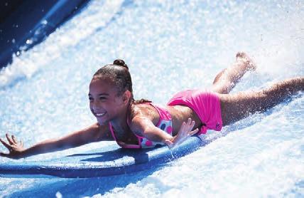 FLOWRIDER COVE A COMPLETE ENTERTAINMENT DESTINATION WITH MULTI-DEMOGRAPHIC APPEAL ADG s FlowRider Cove combines both skill and leisure based activities into one premiere water ride attraction.
