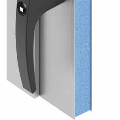doors opening inwards and outwards Suitable for various door thicknesses Fits