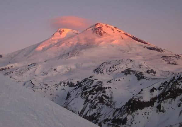 RUSSIA Elbrus Mount Elbrus is the highest peak in Russia and Europe and although many mountaineers visit the area to climb the mountain, there are also many other attractions here.