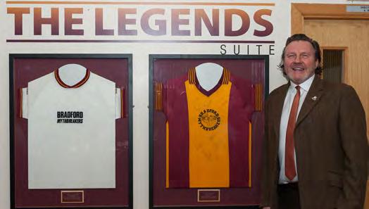 to Bradford City networking events Use of the Amber Affiliate crest on your marketing material Plus select ONE of the following :- 8ft season long