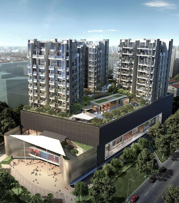 Katong Regency Integrated development comprising OneKM retail mall