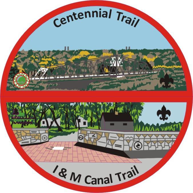 http://fpdcc.com/downloads/maps/pdf/cen_trailmap.pdf I & M Canal Trail The I & M Calan tral spans 61.9 miles from Joliet to LaSalle and, you guessed it, follow along the I & M Canal.