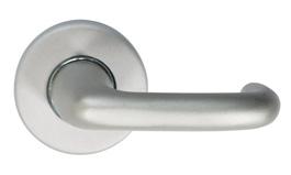 Chrome Square Forend IN119/1BDDA DDA 19mm SAA Lever Handle Sprung with Bolt Fixing Kit Large DDA Bathroom Turn with Indicator and Release 75mm