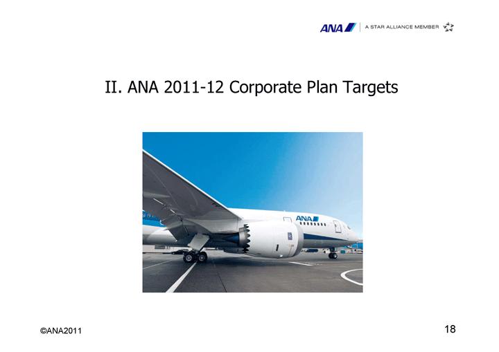 ANA2011 18 I will now continue this presentation by describing our corporate