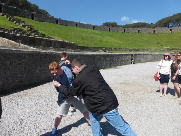 During the Easter break the Classics department took 61 students to visit the historic sites of