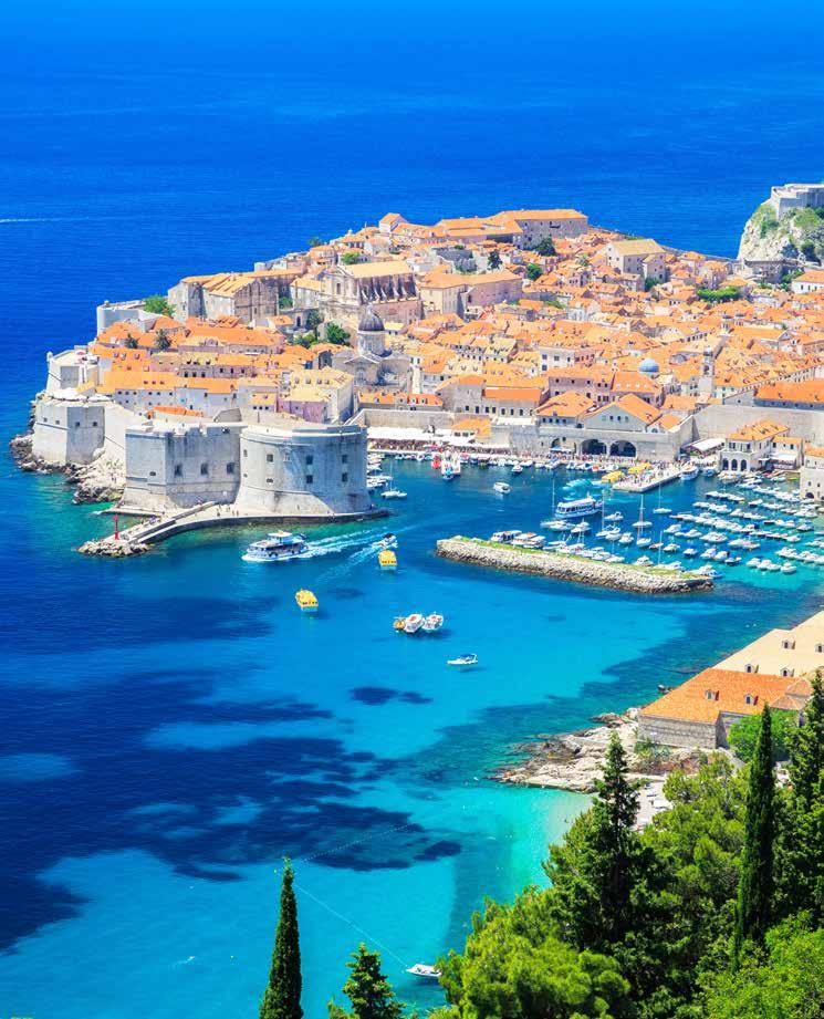 DELUXE CROATIAN ISLAND CRUISE Set sail along one of the most breathtakingly scenic coastlines in the world where rugged mountains cascade down into the crystalline waters.