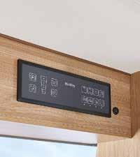 Whether TRUMA, DOMETIC or other makes: thanks to the cross-sector interface, the new symbols and graphics on the Hobby TFT control panel represent a cross-section of all