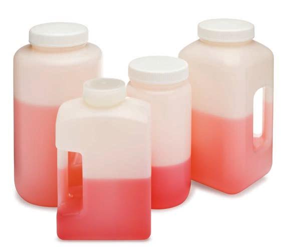 Rectangular Bottles Rectangular bottles store and pack efficiently to maximize space utilization. Closure Neck Di