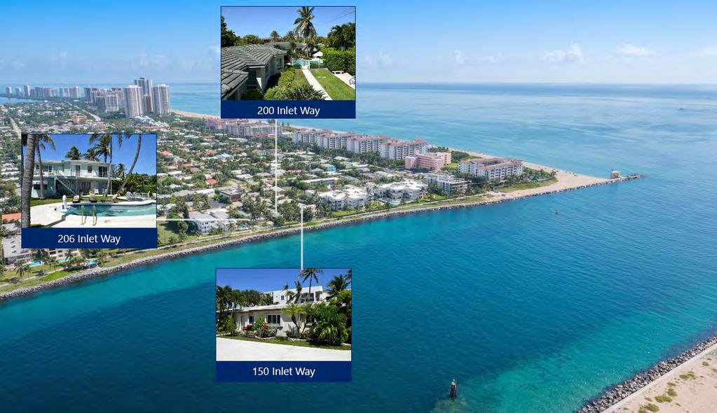Aerial View 6-UNIT SINGER ISLAND MULTI-FAMILY 200 INLET WAY PALM