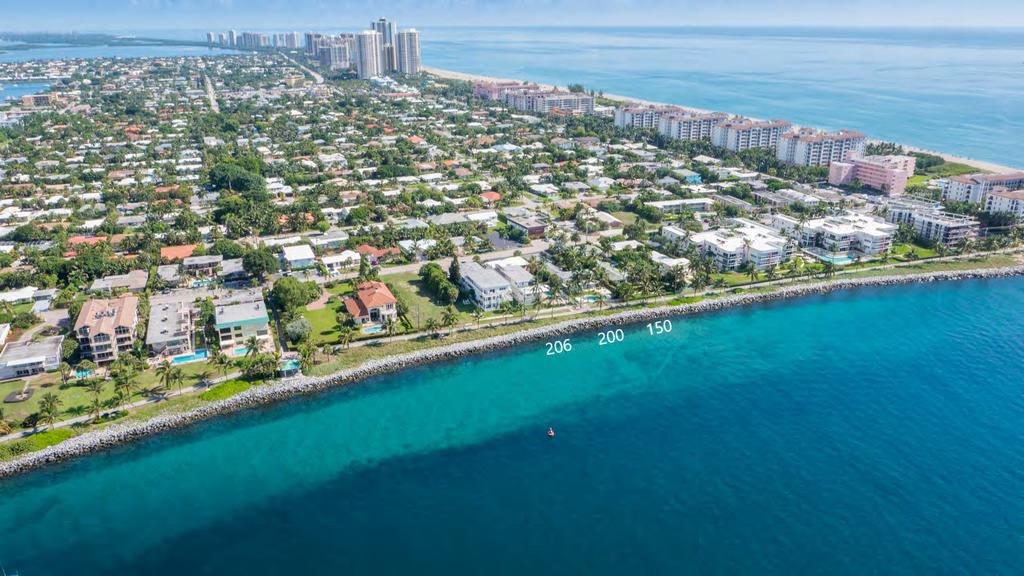 Aerial View 7-UNIT SINGER ISLAND MULTI-FAMILY 150 INLET WAY PALM