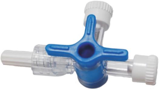 12 VCONNECT PLAIN Three Way Bi-valve stop cock Manufactured from transparent Polycarbonate/PE With Molded Luer Lock Unit in Blister Pack Crystal clear transparent channel Minimum priming volume