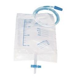 16 URINE BAG (REGULAR) VFLEX Capacity : 2000 ml Manufactured from clinical grade PVC sheet. Provided with the non return valve to prevent the back flow of urine.