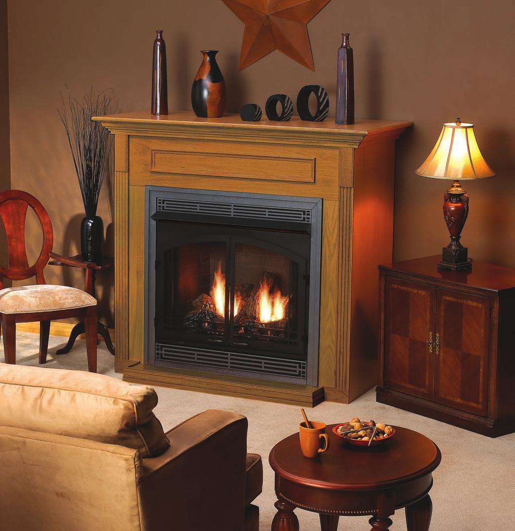 The Breckenridge Series Vent-Free Gas Fireboxes Deluxe, Premium, Select, and Multisided
