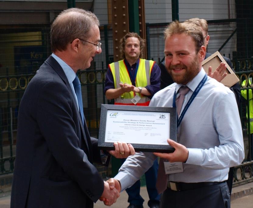 DWDR project achieves sustainability excellence award The CEEQUAL assessment will now continue through construction to the Final Award Stage in two parts: Marine Civil Works and Land Based
