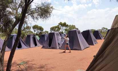 Camping out in pyramid style tents (which we invented) and visiting iconic Australian landmarks creates life-long memories of this outdoor classroom activity.