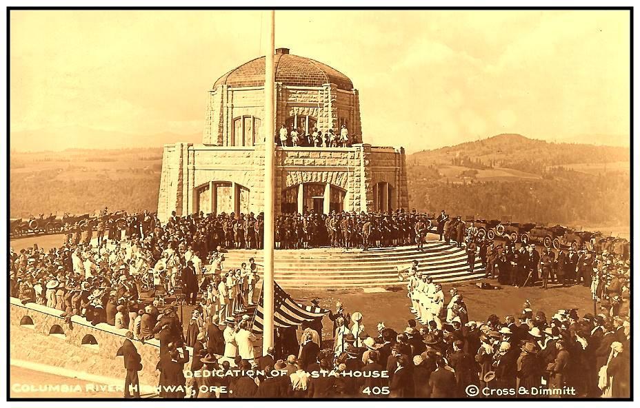 Dedication of the Vista House at Crown Point on