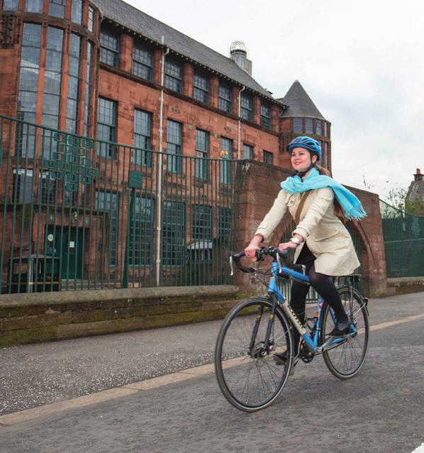 Attractive, seamless, reliable travel Improved connectivity Active travel SPT continued to make significant investment in infrastructure to assist pedestrians and cyclists, awarding capital grants of