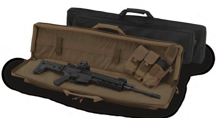 accommodates (6) 20 or 30 round rifle magazines.