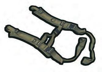 release buckle straps hold mat firmly together for transport Folded ammo pouch and